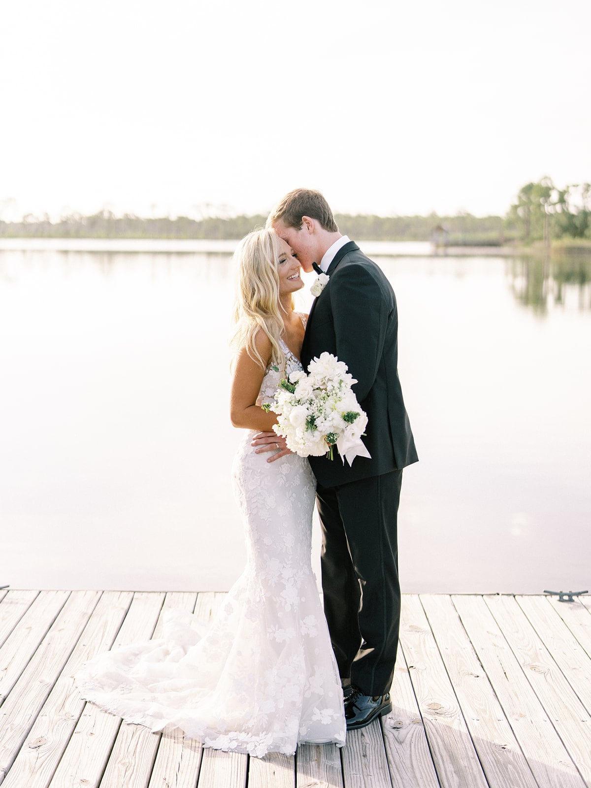 Florida wedding portraits by the water